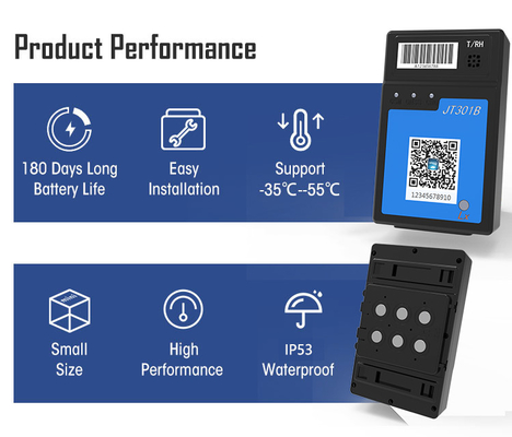 Logistic Data Logger Temperature GPS Tracker Portable Warn Goods Quality