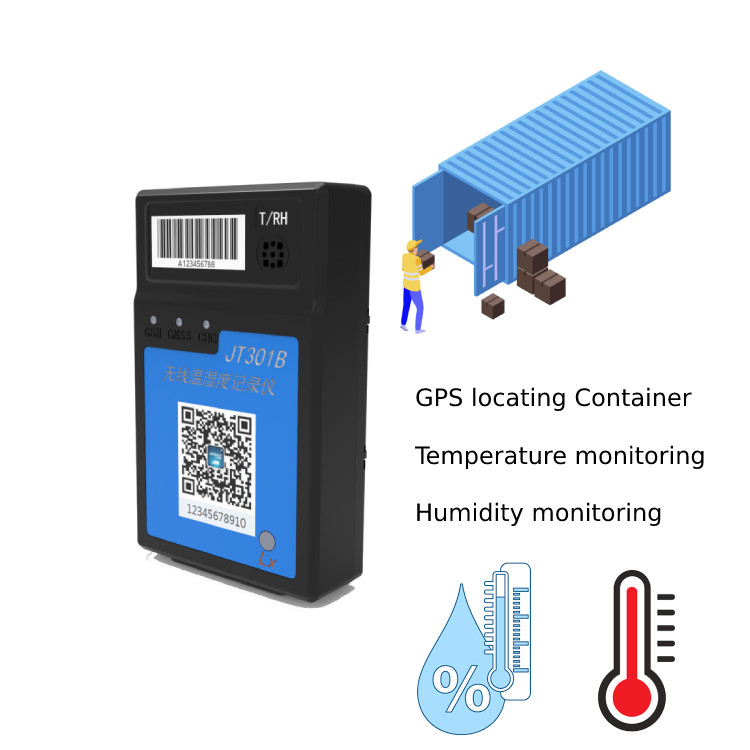 Theo dõi GPS Thiết bị giám sát nhiệt độ dây chuyền lạnh cho container lạnh chở hàng đông lạnh