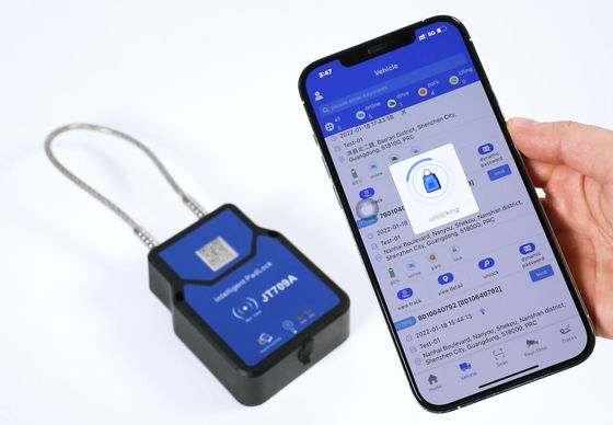 Xe container Jointech JT709A Theo dõi vị trí thời gian thực Khóa GPS thông minh