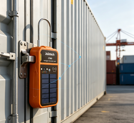 Khóa AI năng lượng mặt trời Jointech JT800 – Ổ khóa theo dõi GPS chở hàng theo thời gian thực